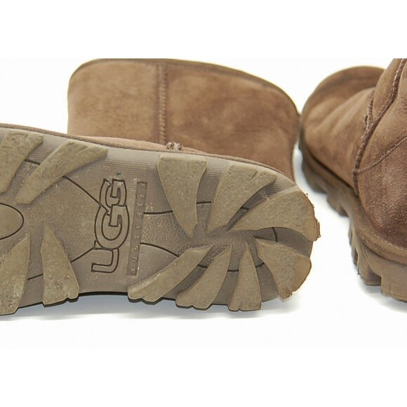 Auth UGG essential short 5835 Chocolate Mouton - Women's Boots - Picture 9 of 12